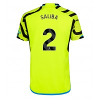 Dres Arsenal William Saliba #2 Gostujuci 2023-24 Kratak Rukav